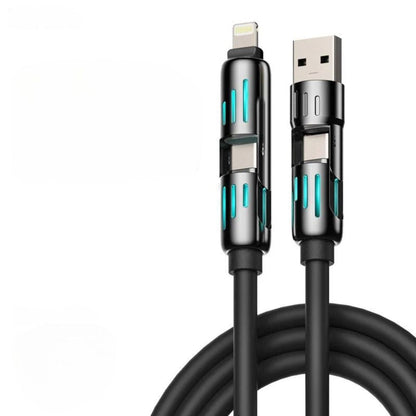 Cavo Universale 4-in-1 Multi USB, Type-C, Lightning, lunghezza 1.5 m