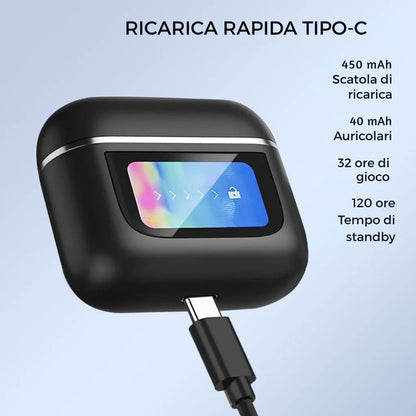 Cuffie Wireless con Touch Screen